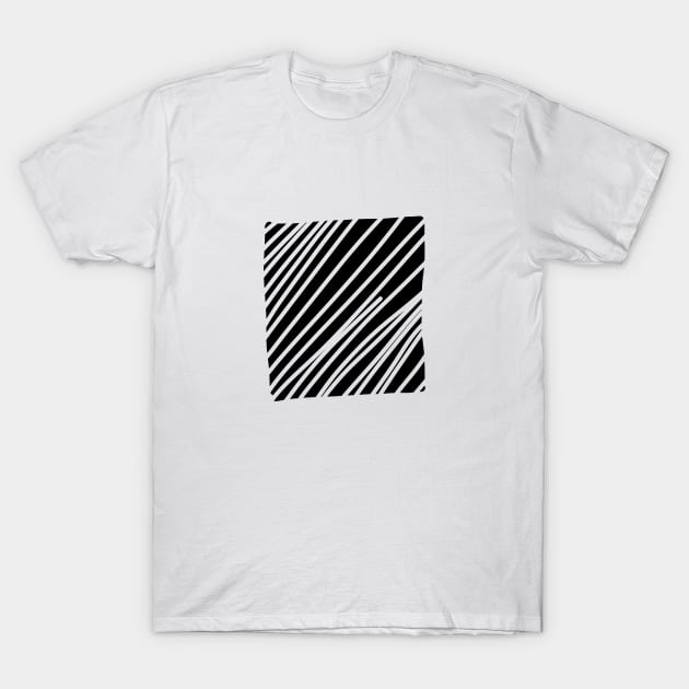 black square design T-Shirt by creatilory